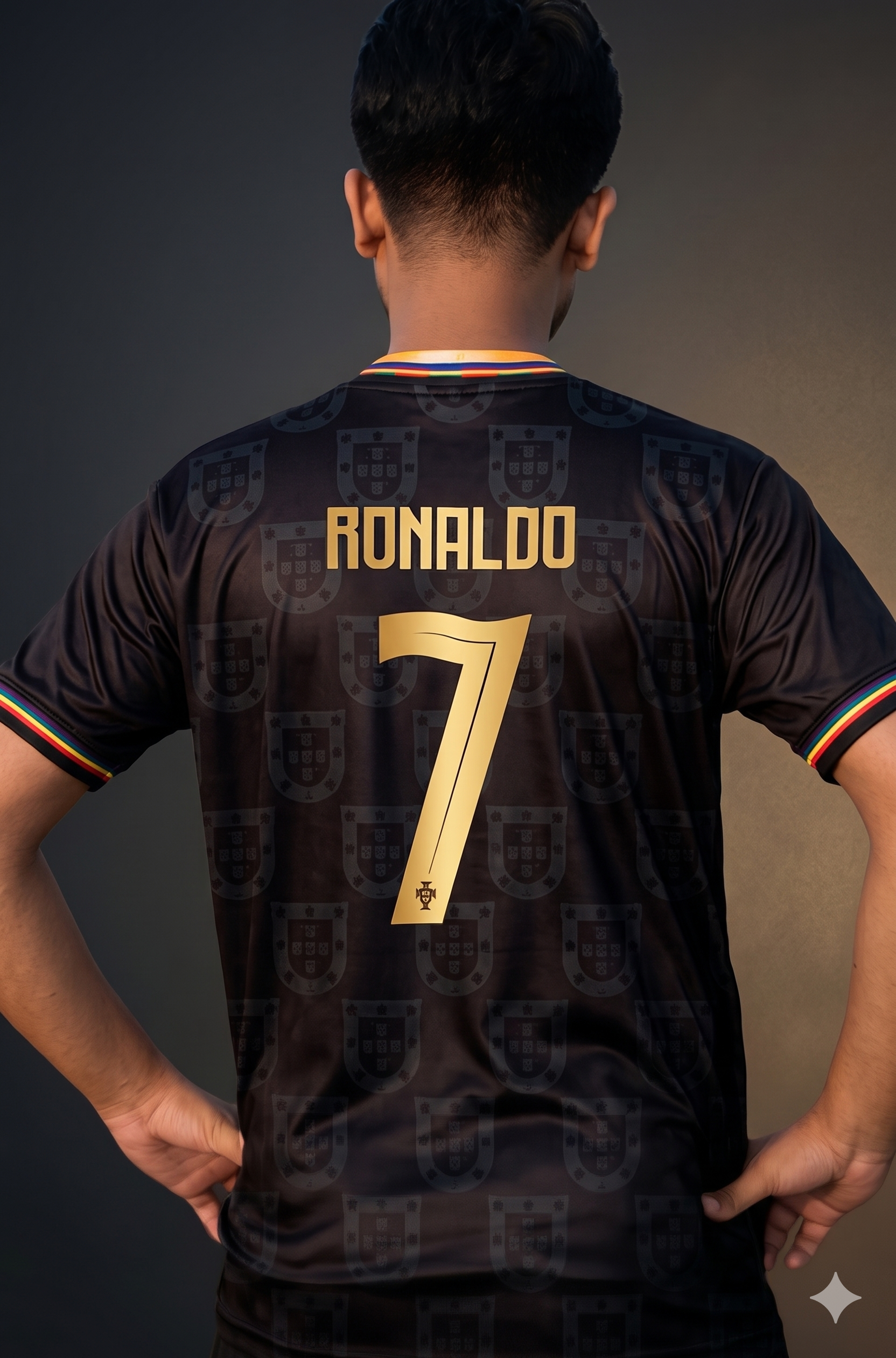 Portugal Black Edition Jersey 2026 – Premium Fan Edition - Image 2